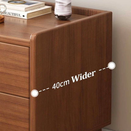 Super-Slim Nightstand Bedside Table Bedroom Drawers End Table Cabinet Storage