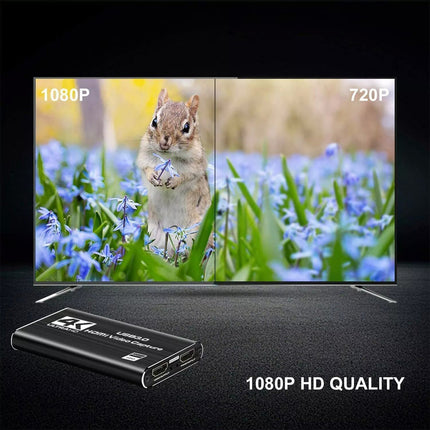 4K Audio Video Capture Card, USB 3.0 HDMI Video Capture Device Full HD
