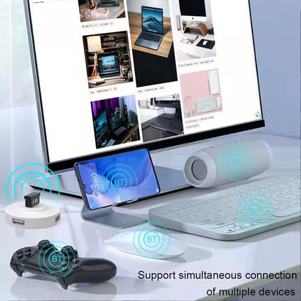 USB Bluetooth 5.3 Dongle Adapter for PC Speaker Wireless Music Audio Receiver
