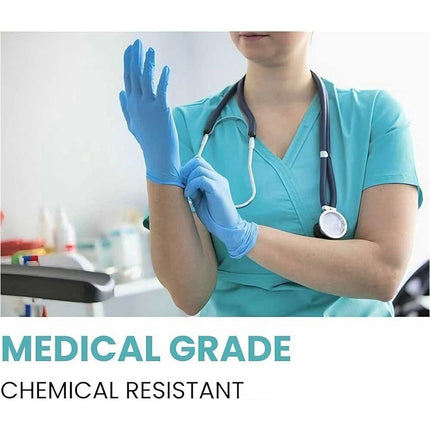 Nitrile Disposable Gloves Medical Food Industrial Powder free No Sterile Glove