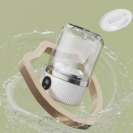 Underwear Washer with Laundry Cup Rechargeable Cordless Small Washing Machine