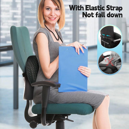 Car Seat Cushion Memory Foam Coccyx Orthopedic Lumbar Back Pillow Pain Relief