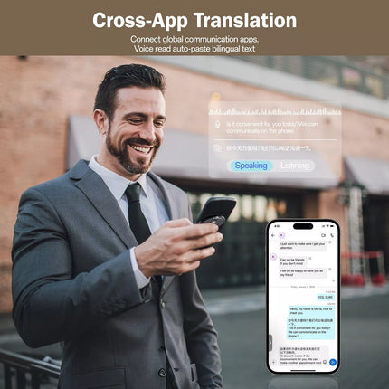 Mosstalk AI Voice Recorder Notetaker Language Translate Device Translation