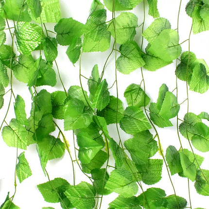 60X Artificial Ivy Vine Fake Foliage Hanging Leaf Garland Plant Party Decor