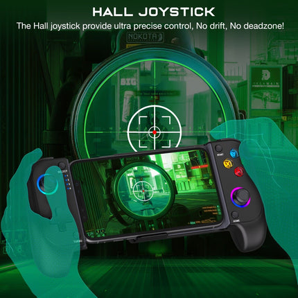 Stretchable Remote Mobile Game Controller for iPhone / Android Comfortable Grip