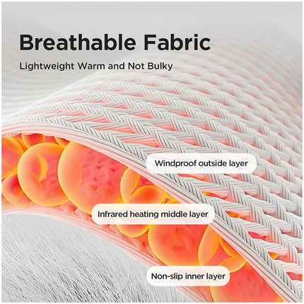USB Rechargeable Heated Wrist Massager with Vibration Hand Brace for Pain Relief