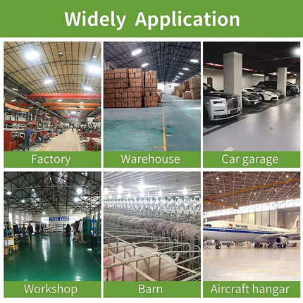 High Bay LED Light 200W UFO Industrial Shed Warehouse Factory Farm Gym