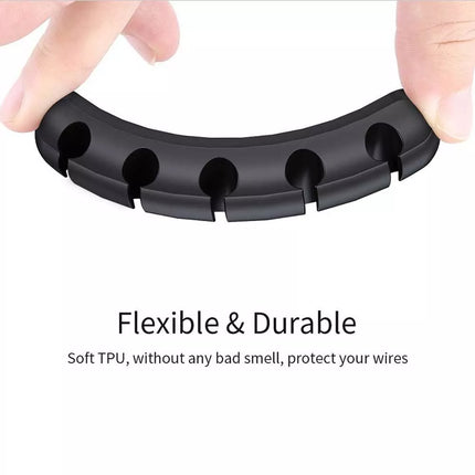 Charging Cable Clips Cord Holder Management Desk Organizer USB Wire Adhesive AU