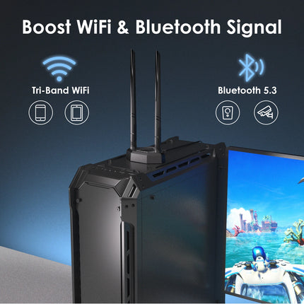 WiFi 6E Tri-band Extension Antenna for PCIe Network Card WiFi 6/6E Router BT5.3