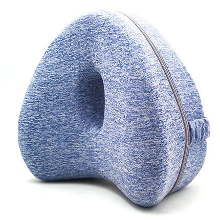 Leg Knee Pillow Cushion Support Pain Relief Washable Cover Memory Foam Pillow Blue