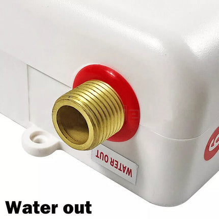 Electric Instant Hot Water System Tankless Shower Heater Under Sink Tap Faucet