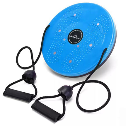 Waistwhisper Disc Ab Twister Board for Exercise Body Shaping Waist Twisting Disc Blue