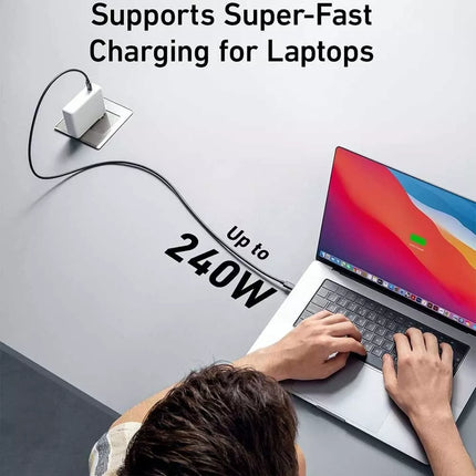240W PD USB-C to Type C Cable USB 4.0 Gen 3 8K 40Gbps Video Laptop Fast Charging
