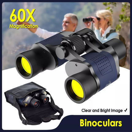 Powerful Telescope 60X60 Binoculars HD 10000M Low Light Vision Outdoor Hunting