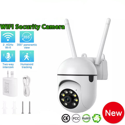 360° Security Camera System Outdoor Home Wifi Night Vision Cam 1080P HD Wireless