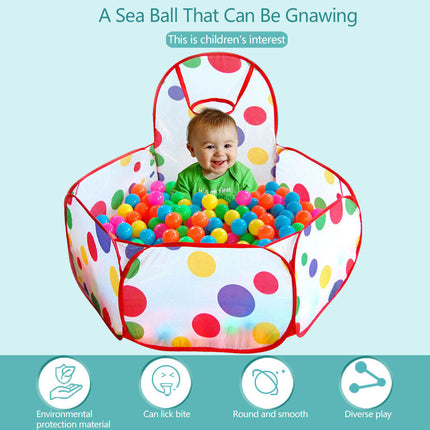 200/800/1000x Colorful Ocean Ball Pit Balls Soft PE Balls Outdoor Party Swimming Pool