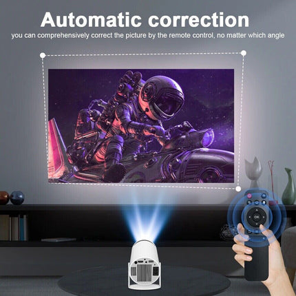 Mini Portable LED Projector For Android 11 5G Wifi Bluetooth Home Theater HDMI