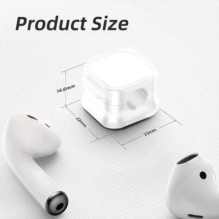 6Pcs White Adhesive Cable Wire Clips Tidy Cord Organiser USB Charger Holder Set