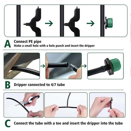 Solar Irrigation Auto Watering System Solar Powered Automatic Drip Irrigation