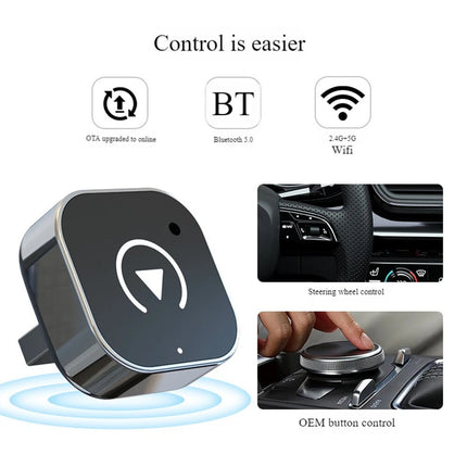 Wireless Carplay Android Auto Adapter USB Car Dongle Connect Box 2 in 1 Mini Box