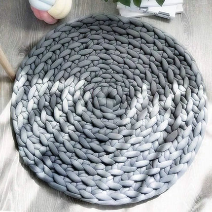 500g Super Tube Chunky Yarn Thick Soft Bulky Arm Knitted Blanket Knitting Mat