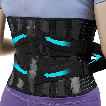 Therapy Lumbar Lower Back Brace Support Pain Relief Posture Orthosis Waist Belt