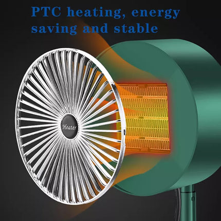 Portable Electric Heater Fan 1000W PTC Fast Heating Ceramic Home Office Travel