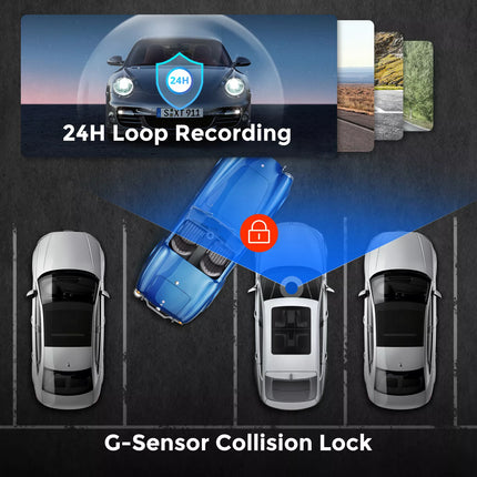 2K 1440P Dash Cam Camera WiFi WDR Car DVR Video Recorder Night Vision