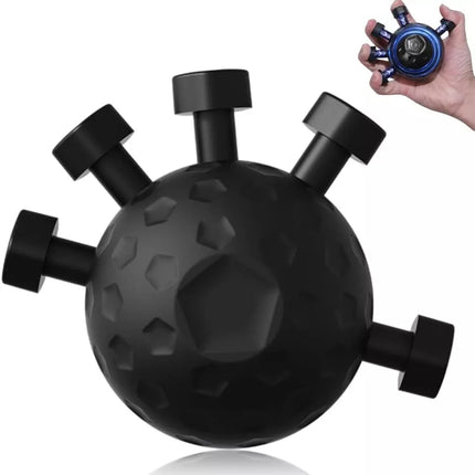 2Pcs Black Finger Grip Strengthener Hand Exerciser Gripper Tool Hand Strength Training