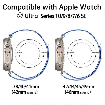 Premium Nylon Sports Apple Watch Band iWatch Strap Series 11 46mm SE 3 44mm Ultra 49mm