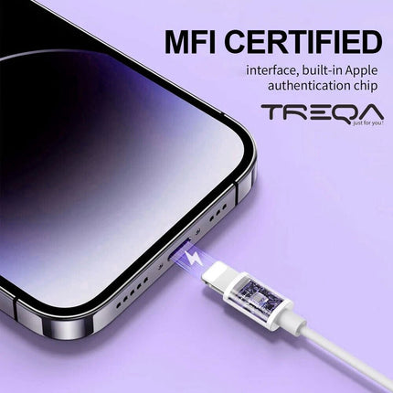 TREQA Earphone For iPhone 14 13 12 11 SE Pro Max Wired in-Ear Earbuds Headphones