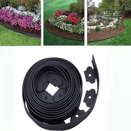 10M Fence Landscape Garden Lawn Edging Border Flexible Plant Grass Barriers