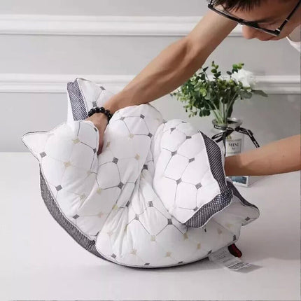 Hotel Quality Cotton Pillows Ultra Plush Home Bed Standard Pillows Twin Pack