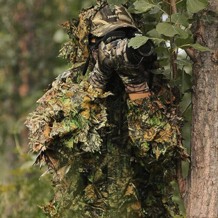 3D Leaf Camouflage Hunting Ghillie Suit Camo Sniper Jungle Woodland Clothes Set