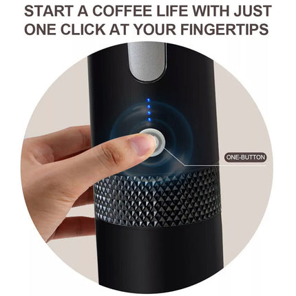 Portable Coffee Maker 170mL Electric Espresso Rechargeable Office Travel Camping