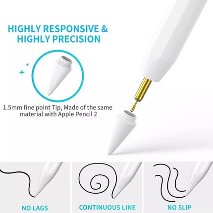 Pen for iPad (2018-2024) Apple Pencil Pro 10 9 8 7 6th Mini Gen Air