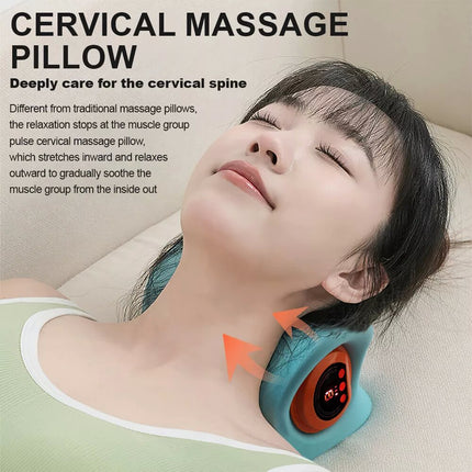 Neck Massager Shiatsu Pillow  Therapeutic Heat Massage for Pain Relief and Relaxation