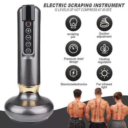 Electric Cupping Massager Vacuum Suction Cup GuaSha Anti Cellulite Beauty Health