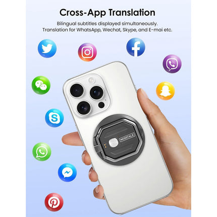 Portable Translator AI-Powered Real-Time Translation Supports 140+ Languages