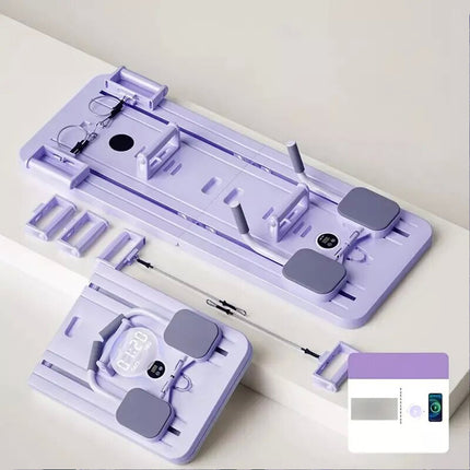 Purple Abdominal Exercise Board Push Up Board Pilates Reformer Set Fitness Equipment