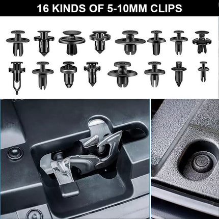 723x Car Trim Body Clips Kit Rivets Retainer Door Panel Bumper Plastic Fastener