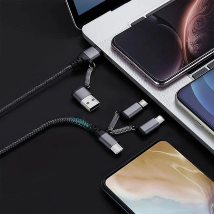 All in one USB Charging Cable Typc C Micro Data Charger Cable iPhone Samsung