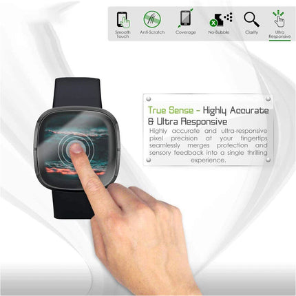 3PCS For Fitbit Versa Watch Screen Protector Versa 2 3 4 Sense 2 Hydrogel Film