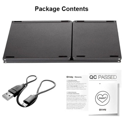 Folding Bluetooth Keyboard Touchpad Wireless Keypad for Windows Android Phone