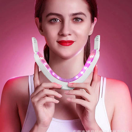 Electric V-Face Shaping Massager Face Lifting Slim Double Chins Removal Machine