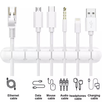 Charging Cable Clips Cord Holder Management Desk Organizer USB Wire Adhesive AU