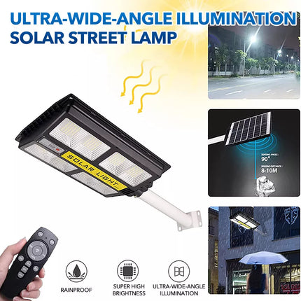 100000LM Outdoor Solar Powered LED Light Motion Sensor Street Lights Flood Lamp