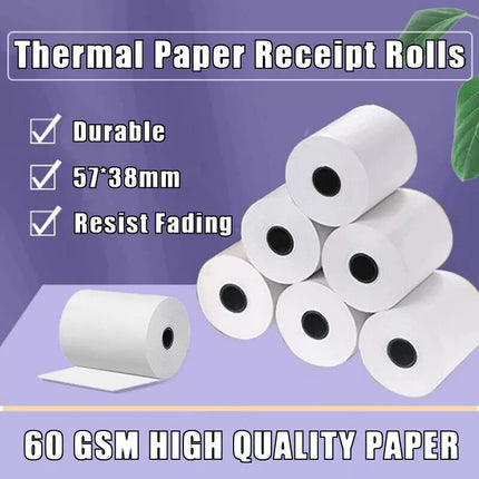 100 Bulk Rolls 57x38mm Premium  Thermal Paper Cash Register Receipt Rolls