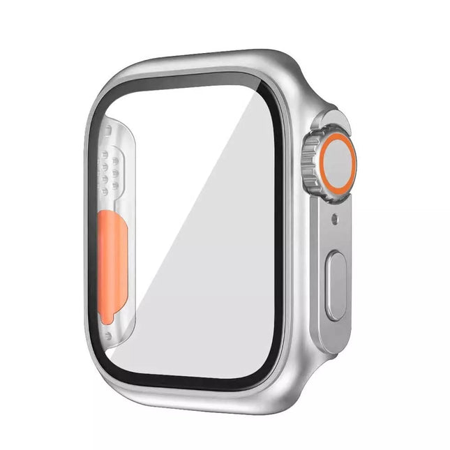 Transform to Ultra For Apple Watch Case iWatch 10 9 46mm 42mm Screen Protector Titanium Gold