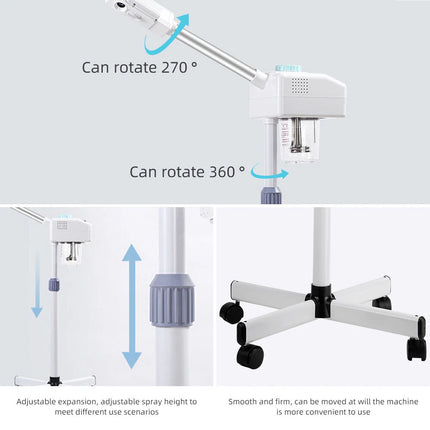 Professional Salon Spa Facial Steamer Face Beauty Salon Tool Skin Care SPA White